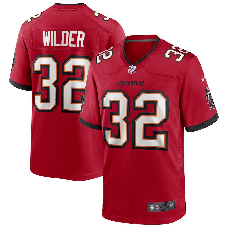 Men Tampa Bay Buccaneers #32 James Wilder Nike Red Game Retired Player NFL Jersey